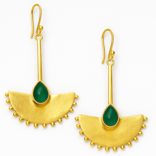 pendientes bohemia de resina multicolor estilo artesanal para mujer - Velea

